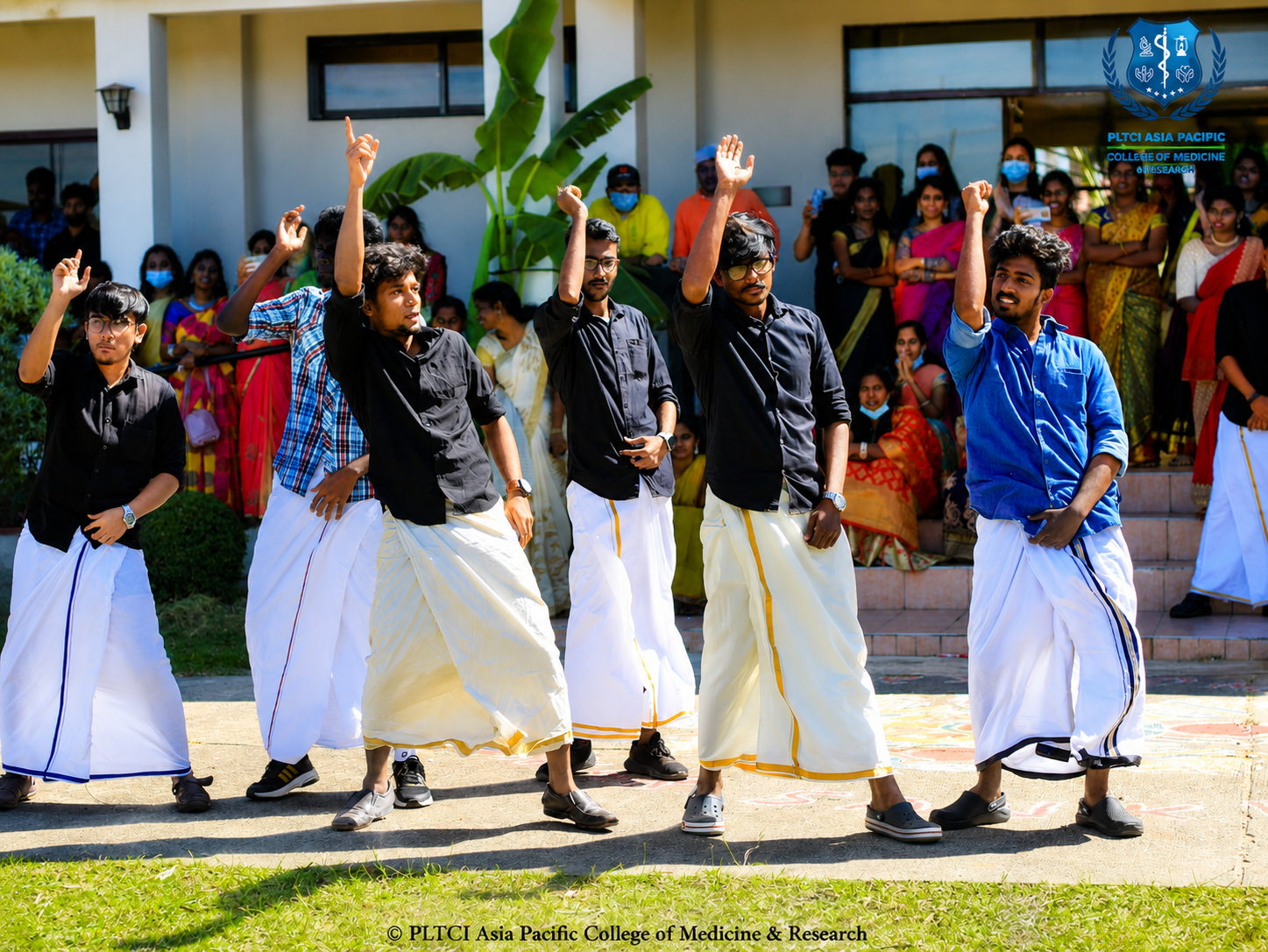 Indian medical students celebrating orientation and orientation welcome ceremony